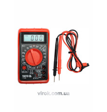 Мультиметр для вимірювання електричних параметрів YATO : цифровий [50]