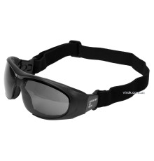Окуляри захисні YATO затемнені з регул. еластичним пояском [12/240]