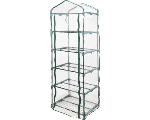 Мини-теплица приусадебная FLO 5-ярусная 200х69х49 см из ПВХ [1]