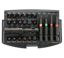 Набір насадок викруткових ударних YATO з тримачем : 1/4", 23 шт. [20]