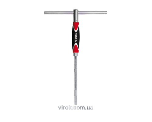 Вороток до торцевих головок YATO : тип "T", з квадратом- 1/2", L=310 мм [10/10/40]