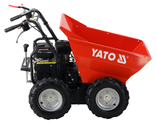 Самоскид-міні бензин. YATO P= 4.1 кВт, двиг- 196см3, вантажопід- 300кг, швидк.- 3,6 км/год бак- 3,6л
