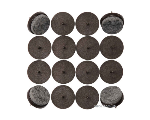 Прокладки пластикові фільцеві на цвях VOREL, 17мм, набір 16шт [16/288]