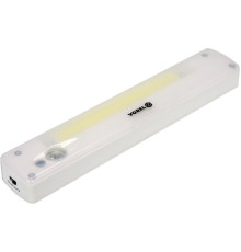 Лампа нічна з датчиком руху VOREL: живлення від 3хААА батарейок, діодна, 3Вт, 120Lm, з магнітом [25]