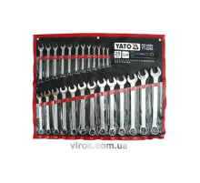 Ключи рожково накидные YATO: М=6-32 мм, Набор 25 шт. САТИН [3]