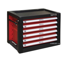 Шкаф для инструментов YATO с 6 ящиками 533х 397х 55 мм, 690x 465x 535 мм [1]