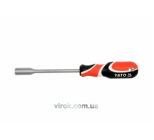 Викрутка торцева YATO з магнітним наконечником: М= 13 мм, L= 242 мм,CrV [6/120]