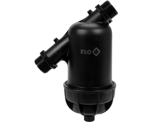 Фільтр водяний для зрошувальних систем FLO з гвинов. приєднанням- 1,5", фільтр- 130 мкм, 0,8 MPa [9]