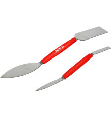 Шпателі штукатурні 2 сторонні YATO, 8 х 192 мм і 26 х 254 мм, 2 шт [6/48]