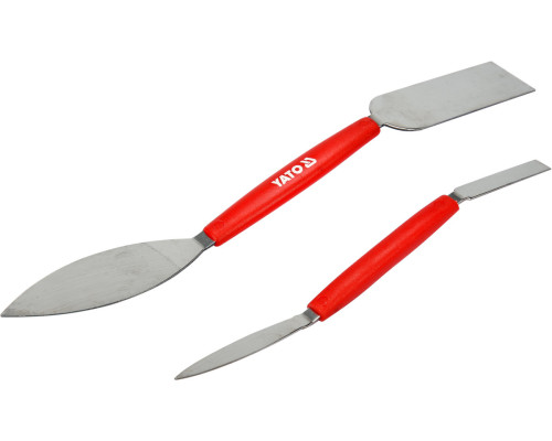 Шпателі штукатурні 2 сторонні YATO, 8 х 192 мм і 26 х 254 мм, 2 шт [6/48]