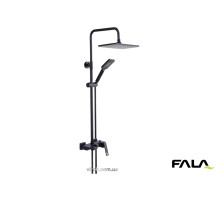 Душевой комплект NOIR 1 FALA: со штивным и съемным разбрызгивателями (DW)