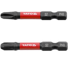 Насадка отверточная ударная YATO PH3 х 50 мм. HEX 1/4", 2 шт.[10]