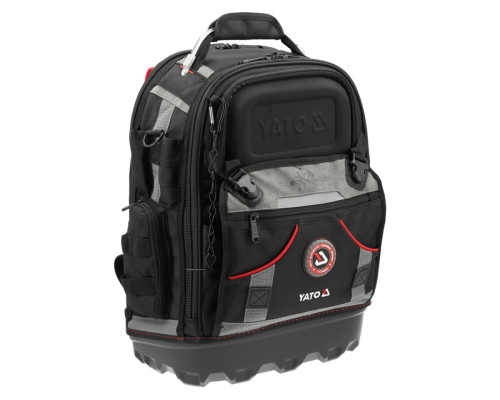 Рюкзак для інструментів YATO з 2 плечовими пасами,75 кишень,385x200x485 мм, з армованого нейлону [6]