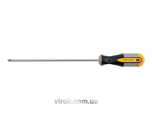 Викрутка хрестова VOREL : "Pozidriv" PZ1 х 100 мм. Cr-V [12/60/240]