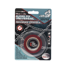 Стрічка 2-стороння акрилова VIROK Super Fix Universal: 19 мм х 2 м [30]