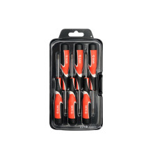 Набір викруток плоских, хрестових прецизійних  YATO : SL, PH. 6 шт. [6/36]