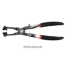 Щипцы для зажимающих распорных хомутов YATO Ø= 12 мм, l= 230 мм. с губками [6/36]