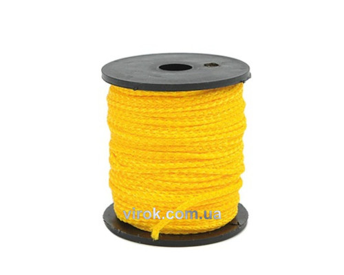 Шнур трасовочний VOREL : L= 50 м, жовтий [60]