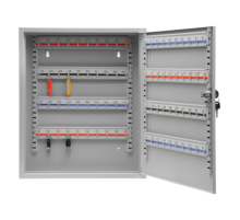 Ящик для ключей металлический VOREL: 80 крючков, 450х380х80 мм [5/40]