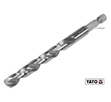 Свердло по металу YATO: HSS6542, Ø=8.5мм, HEX-1/4",l=117/75мм,для нержав.,конструкт.,легов.сталі(DW)