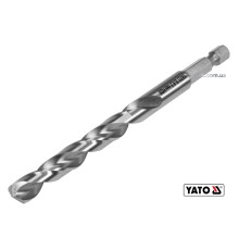 Свердло по металу YATO: HSS6542, Ø=8.5мм, HEX-1/4",l=117/75мм,для нержав.,конструкт.,легов.сталі(DW)