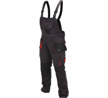 Полукомбинезон рабочий YATO, размер M; 65% - полиэстер, 35% - хлопок [10]