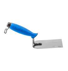 Кельма штукатурна з нержавійки PROFI , двокомпонентна ручка, 80 мм , ТМ VIROK