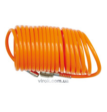 Шланг пневматичний VOREL Ø= 6х8 мм, l= 10 м з швидкознімним з'єднанням [25]