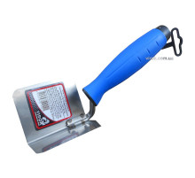 Кельма кутова внутрішня з нержавійки PROFI , двокомпонентна ручка, 80х60 мм , ТМ VIROK