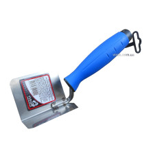 Кельма кутова внутрішня з нержавійки PROFI , двокомпонентна ручка, 80х60 мм , ТМ VIROK