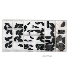 Шпонки півкруглі різних розмірів YATO; наб. 80 шт. [5/20/720]