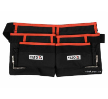 Пояс с 4 карманами для инструментов и 2 петлями для молотков YATO [10]