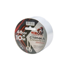 Стрічка алюмінієва клейка VIROK  48мм х 10 м. х 40 мкм. [66]