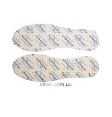 Устілки для взуття з розміром 41/42 антибактеріальні; h= 3,2 мм [50]