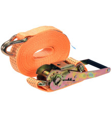 Пас для крепления багажа с трещаткой VOREL : сила натяжения – 2500/5000 daN, 8 м х 50 мм [6]