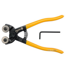 Кусачки для керамічної плитки дискові VOREL : L= 200 мм, 2 дискові різці [6/36]