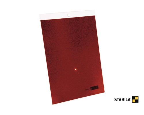 Відбивна пластина STABILA : 29 х 21 см, для збільшення вимірювальної відстані лазерних вимірювачів