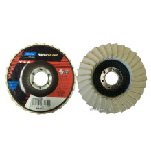 Диск пелюстковий полірувальний NORTON  Ø= 115/22,2 мм. фетровий для  нержавіючої сталі,