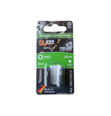Насадка викруткова USH : POZIDRIV PZ2 x 25 мм, Уп. 2 шт.(блістер) [150]
