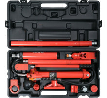 Стойкая распорная гидравлическая в наборе YATO 10 т, ход штока – 135 мм, диапазон привода – 355-495 мм [1]