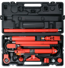 Стійка розпірна гідравлічна в наборі YATO 10 т, хід штока- 135 мм, діапазон приводу- 355-495 мм [1]