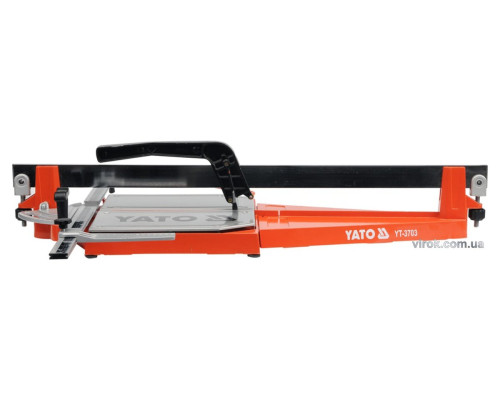 Плиткоріз ручний YATO : одна направляюча з ковзаючим повзунком, L= 63 cм [2]