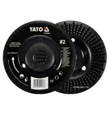 Диск-фреза шліфувальний YATO по дереву, ПВХ, гіпсу; Ø=125/22.2 мм, шорсткість №2 [10]