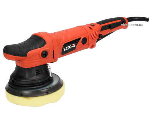 Полировальная орбит.эксцентриковая сетевая машина YATO; 720 Вт, круг Ø=150 мм, 2100-5000 об/мин [4/48]