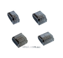 З'єднувальні затискачі (клемні), 2,5 мм 2х2 - 10 шт.