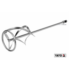 Міксер для буд. сумішей оцинкований YATO: Ø135 x 600 мм, M14, max 20-30 кг [10]