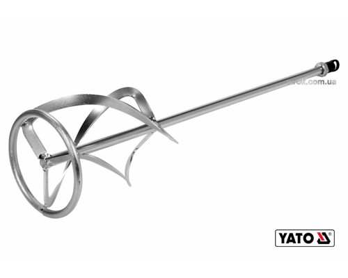 Міксер для буд. сумішей оцинкований YATO: Ø135 x 600 мм, M14, max 20-30 кг [10]