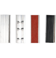 Губки змінні до лещат м'які YATO: b=100мм, з алюмінієвою основою і магнітним кріпленням, 4 пари [20]