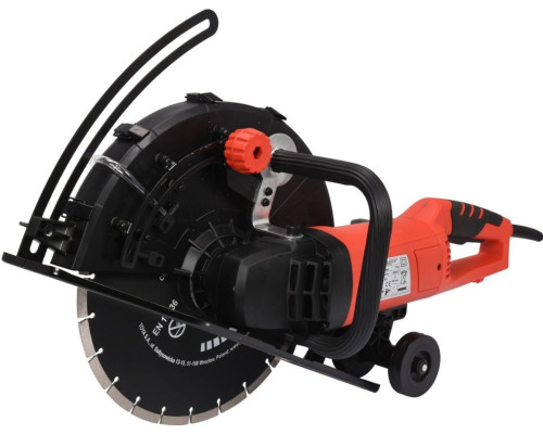 Різак по бетону і силікату ел.-мереж. 23В YATO; 2600Вт, диск Ø=355/25,4мм, макс глиб різа- 125мм [1]