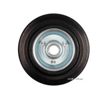 Колесо з чорної гуми VOREL; Ø= 100 мм, b= 26 мм, навантаж.- 60 кг [66]